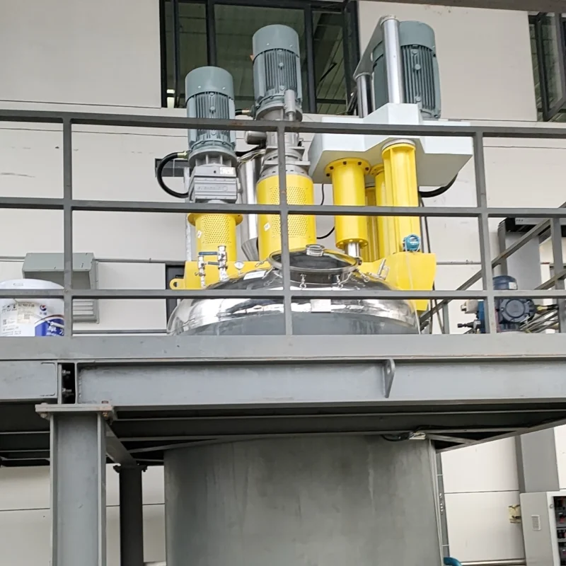 Y&uuml;ksek Viskoziteli Malzeme İşleme i&ccedil;in &Uuml;&ccedil; Şaftlı Karıştırma Makinesi